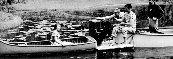 [Photo of filming at Cypress Gardens]