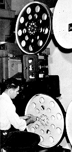 [Photo of Cinerama projector]