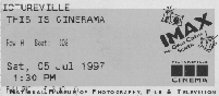 [Ticket for This is Cinerama]