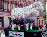 [Giant-Size Sheep Sculpture]